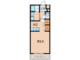 Ｍ ディアマンテの物件間取画像